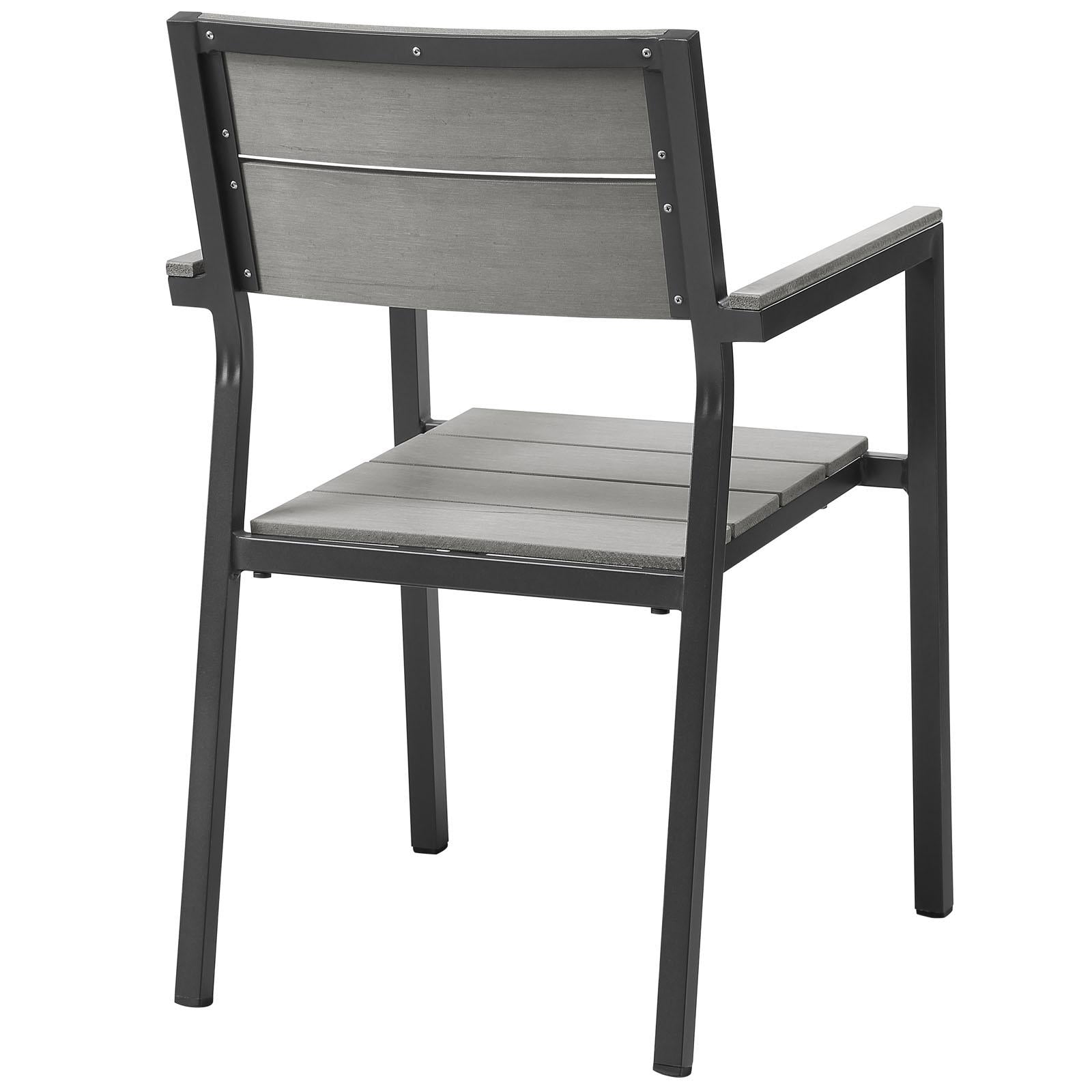 Modway Furniture Modern Maine Dining Armchair Outdoor Patio Set of 2 - EEI-1739