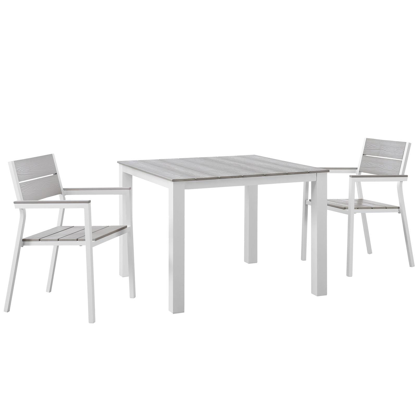 Modway Furniture Modern Maine 3 Piece Outdoor Patio Dining Set - EEI-1743