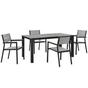 Modway Furniture Modern Maine 5 Piece Outdoor Patio Dining Set - EEI-1747