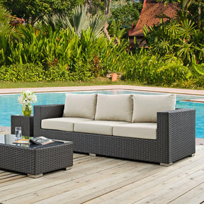 Modway Furniture Modern Sojourn Outdoor Patio Sunbrella® Sofa - EEI-1860