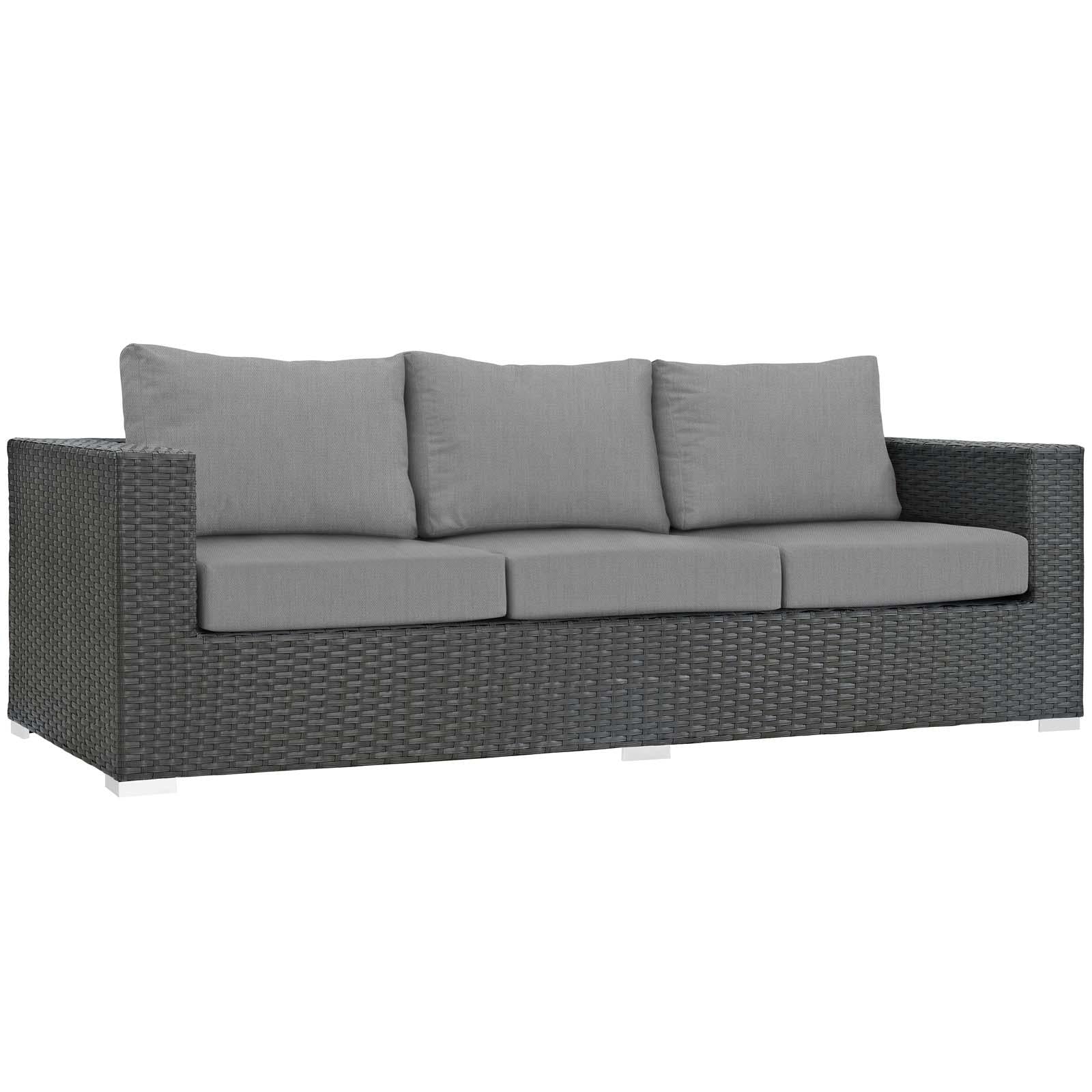 Modway Furniture Modern Sojourn Outdoor Patio Sunbrella® Sofa - EEI-1860