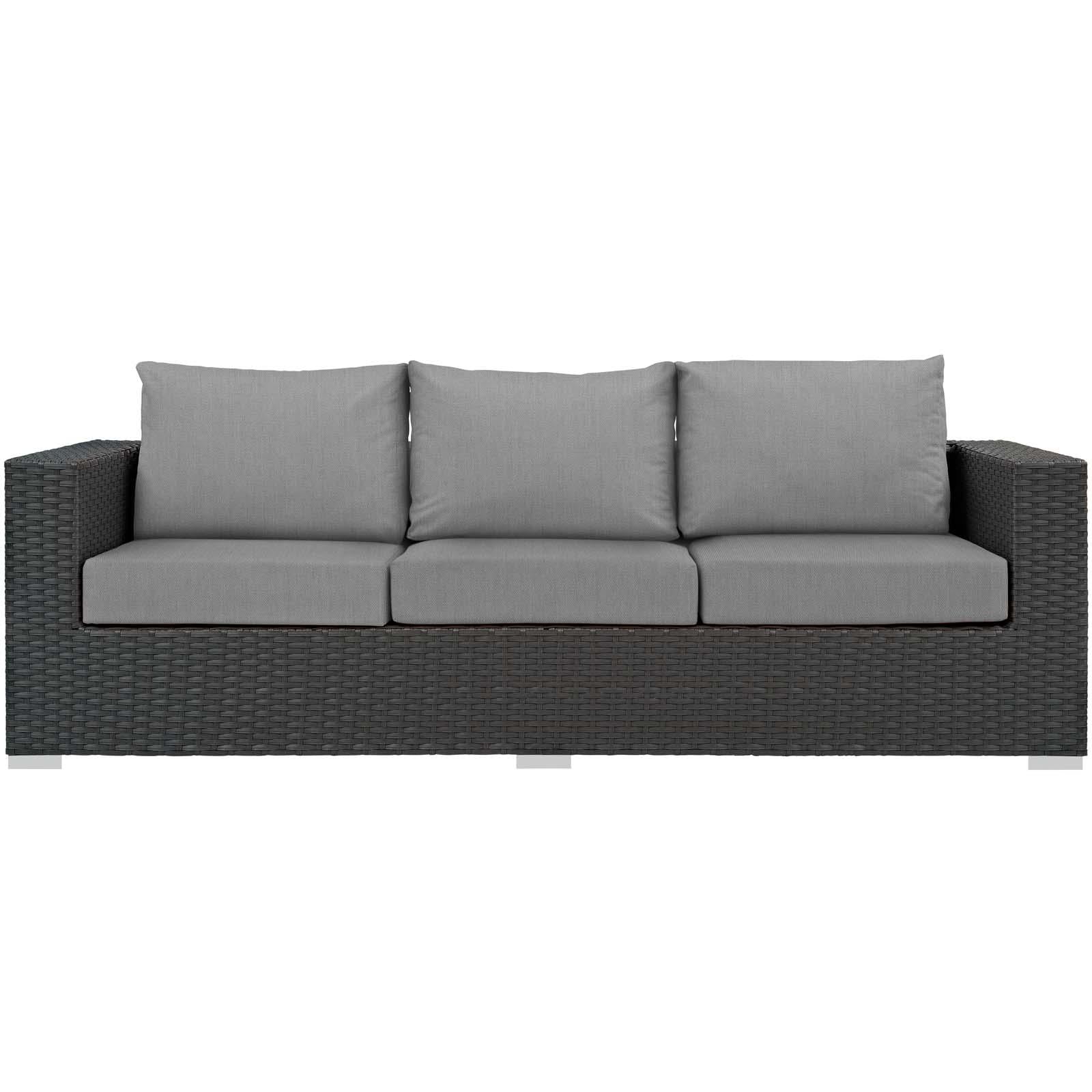 Modway Furniture Modern Sojourn Outdoor Patio Sunbrella® Sofa - EEI-1860