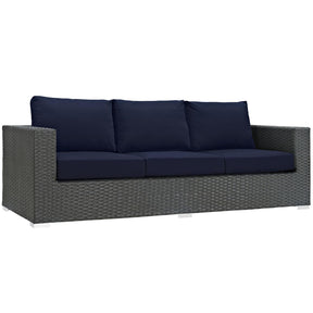 Modway Furniture Modern Sojourn Outdoor Patio Sunbrella® Sofa - EEI-1860