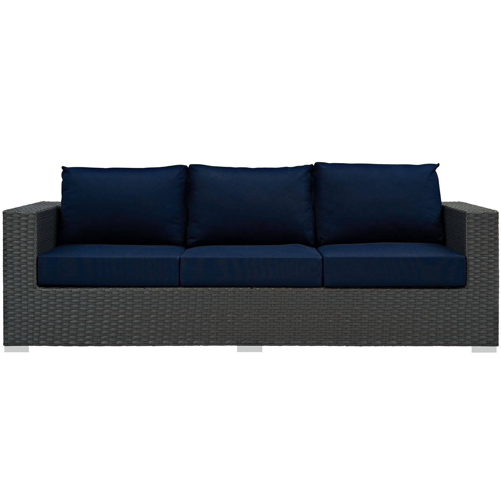 Modway Furniture Modern Sojourn Outdoor Patio Sunbrella® Sofa - EEI-1860