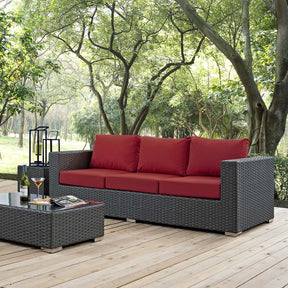 Modway Furniture Modern Sojourn Outdoor Patio Sunbrella® Sofa - EEI-1860