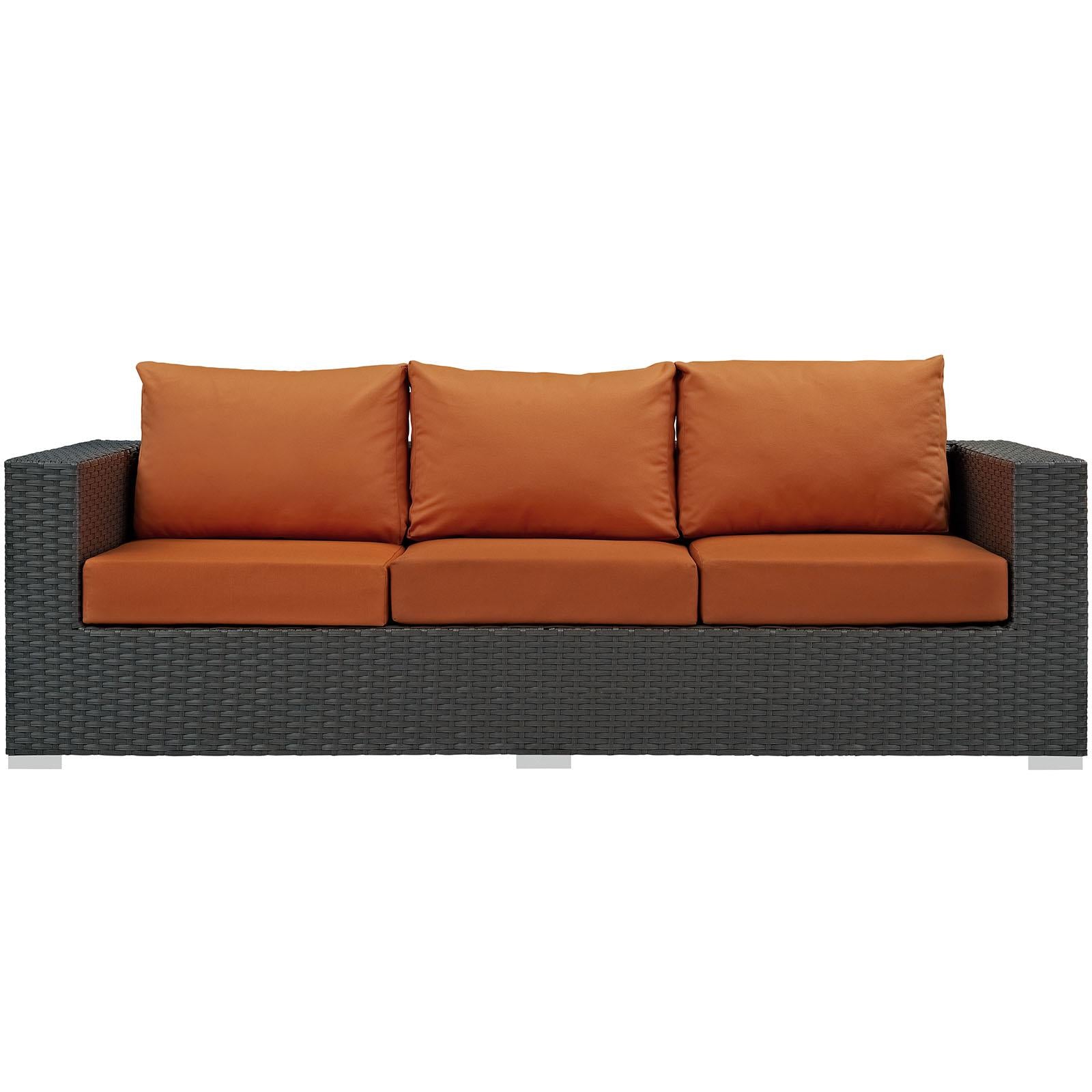 Modway Furniture Modern Sojourn Outdoor Patio Sunbrella® Sofa - EEI-1860