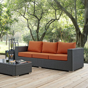 Modway Furniture Modern Sojourn Outdoor Patio Sunbrella® Sofa - EEI-1860