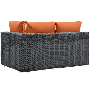 Modway Furniture Modern Summon Outdoor Patio Sunbrella® Right Arm Loveseat - EEI-1871