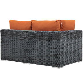 Modway Furniture Modern Summon Outdoor Patio Sunbrella® Left Arm Loveseat - EEI-1872