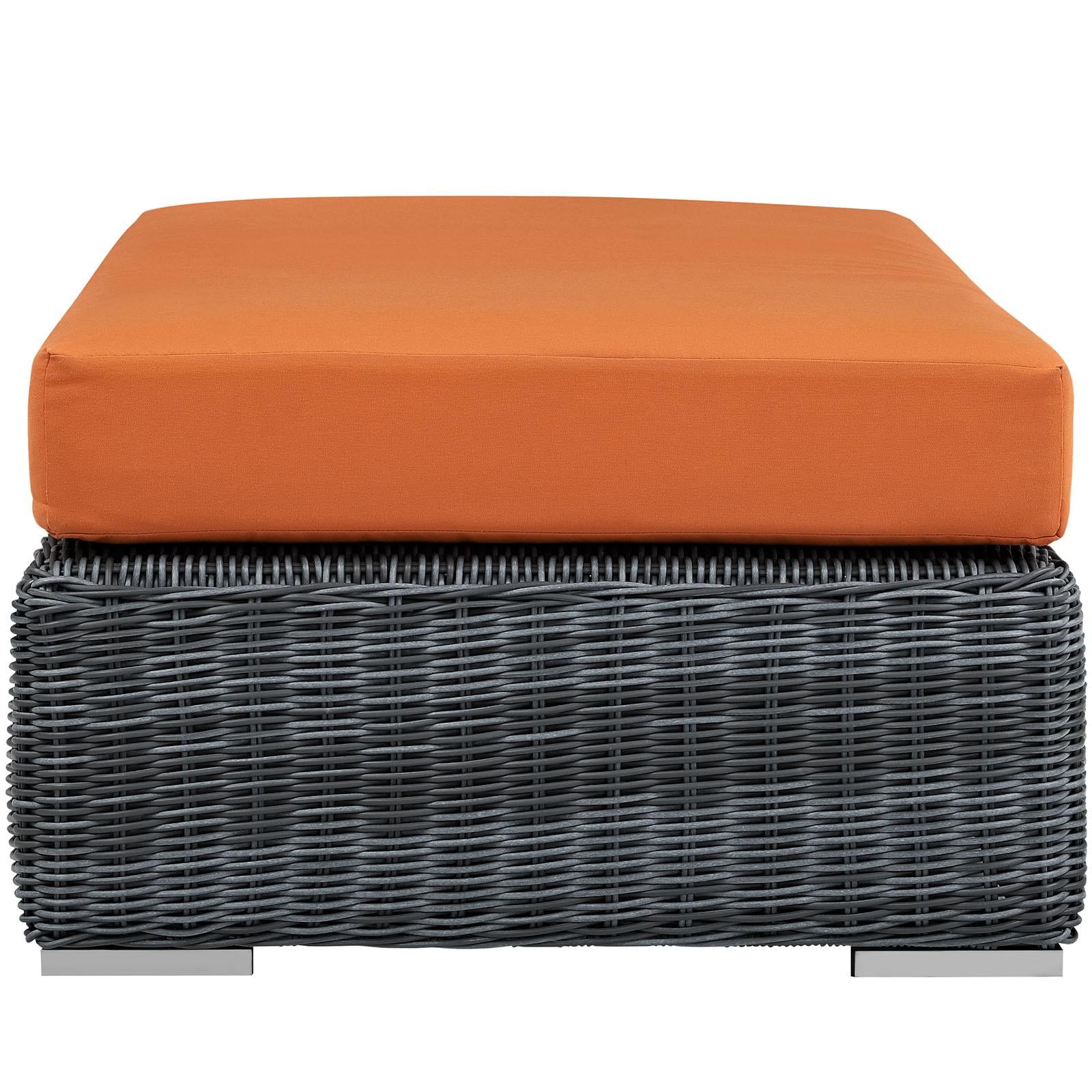 Modway Furniture Modern Summon Outdoor Patio Sunbrella® Rectangle Ottoman - EEI-1877