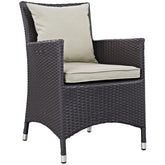 Modway Furniture Modern Convene Dining Outdoor Patio Armchair - EEI-1913