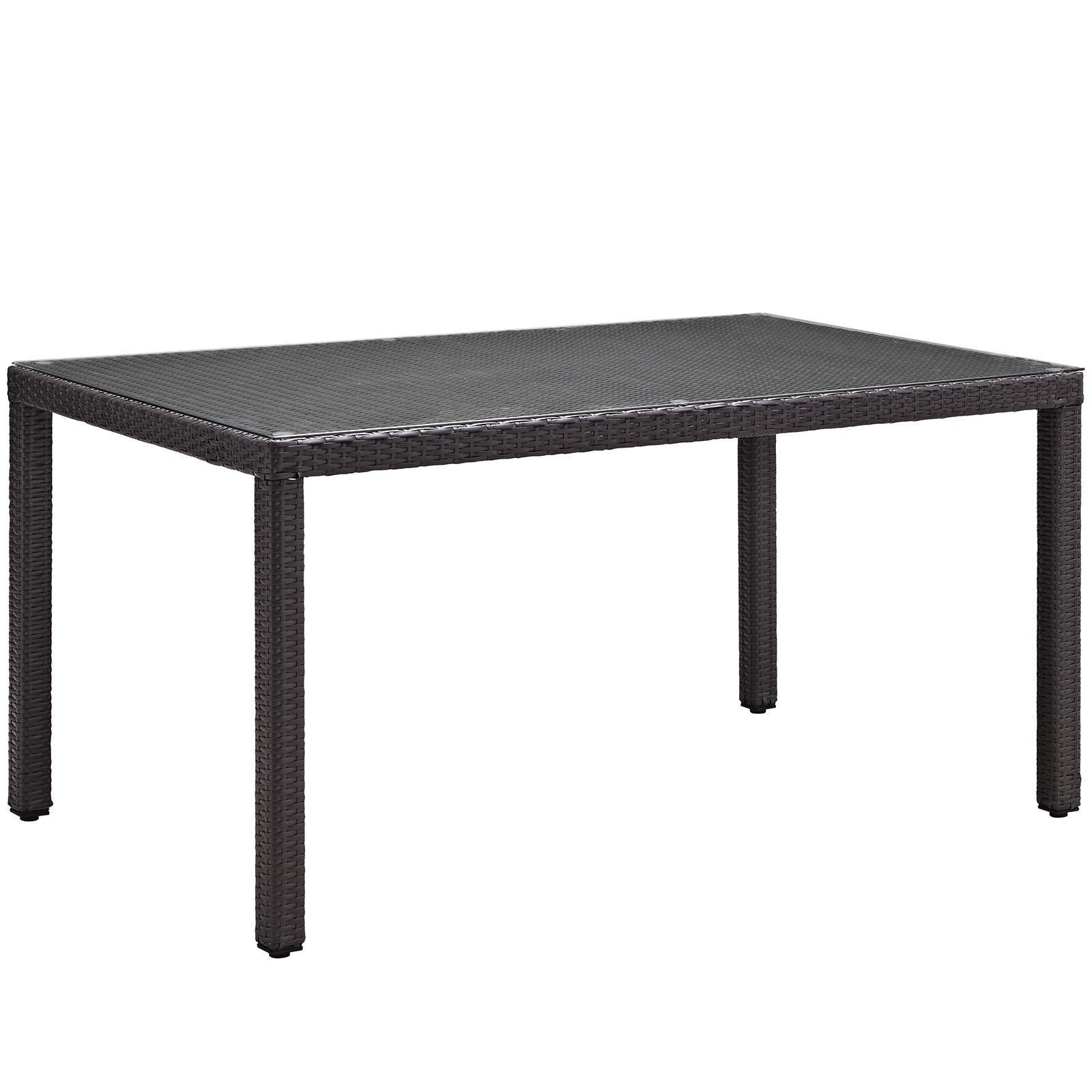 Modway Furniture Modern Convene 59" Outdoor Patio Dining Table - EEI-1923