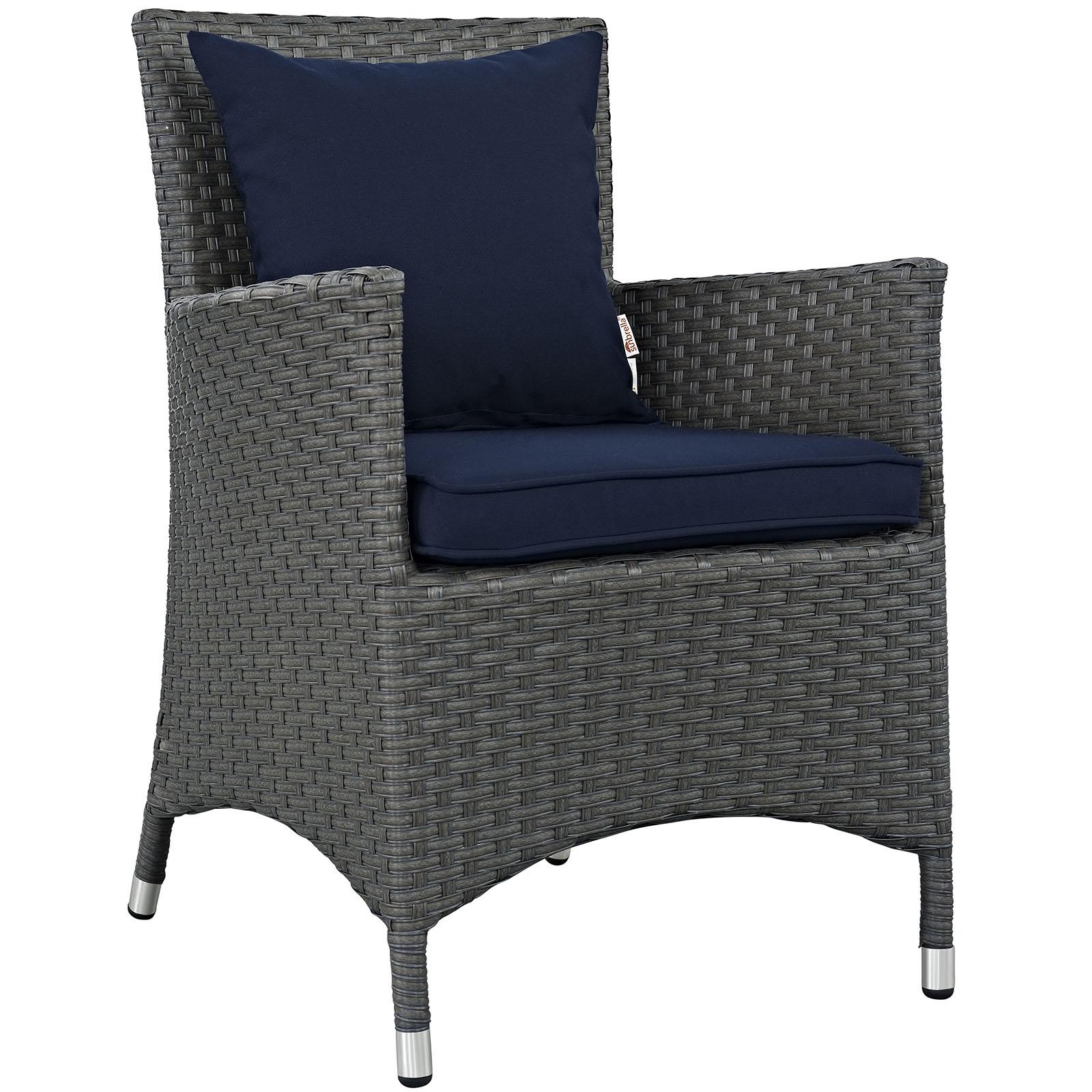 Modway Furniture Modern Sojourn Dining Outdoor Patio Sunbrella® Armchair - EEI-1924