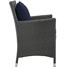 Modway Furniture Modern Sojourn Dining Outdoor Patio Sunbrella® Armchair - EEI-1924