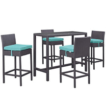 Modway Furniture Modern Convene 5 Piece Outdoor Patio Pub Set - EEI-1964