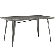 Modway Furniture Modern Alacrity Rectangle Metal Dining Table - EEI-2033