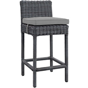 Modway Furniture Modern Summon Bar Stool Outdoor Patio Sunbrella® Set of 4 - EEI-2198