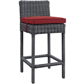 Modway Furniture Modern Summon Bar Stool Outdoor Patio Sunbrella® Set of 4 - EEI-2198