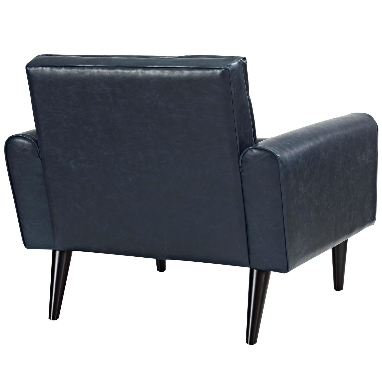 Modway Furniture Modern Delve Upholstered Vinyl Accent Chair - EEI-2327