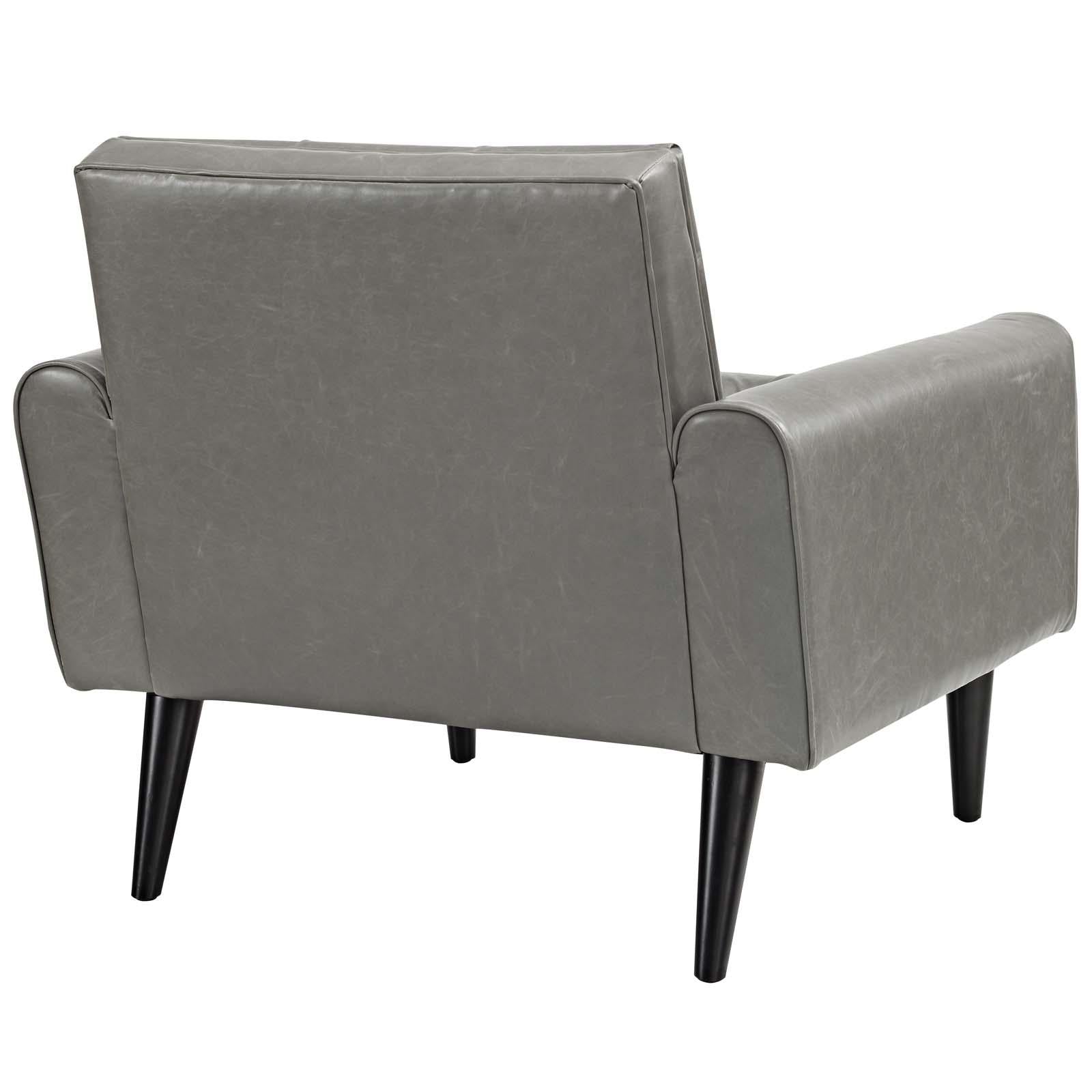 Modway Furniture Modern Delve Upholstered Vinyl Accent Chair - EEI-2327