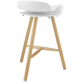 Modway Furniture Modern Clip Bar Stool Set of 2 - EEI-2405-Minimal & Modern