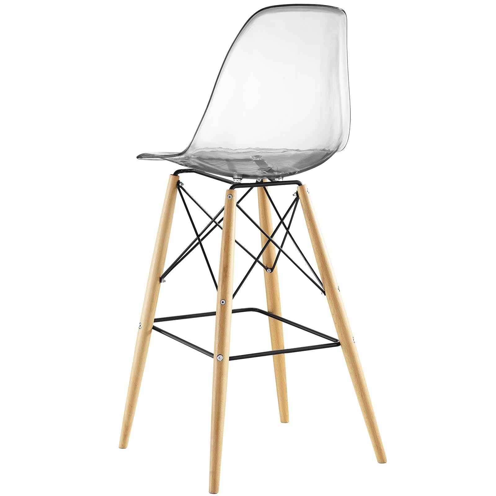 Modway Furniture Modern Pyramid Dining Side Bar Stool Set of 2 - EEI-2422