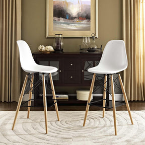 Modway Furniture Modern Pyramid Dining Side Bar Stool Set of 2 - EEI-2422