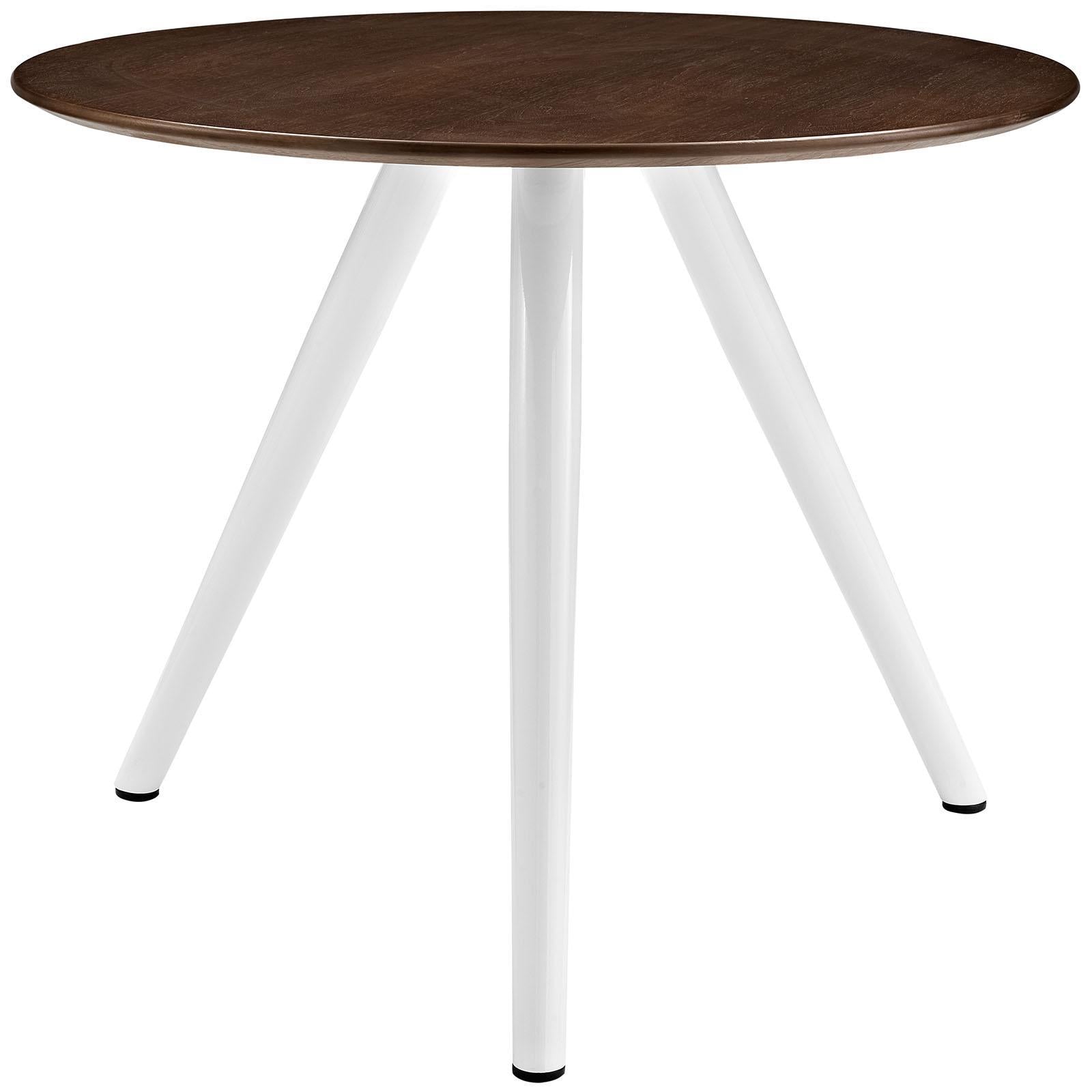 Modway Furniture Modern Lippa 36" Round Walnut Dining Table with Tripod Base - EEI-2523