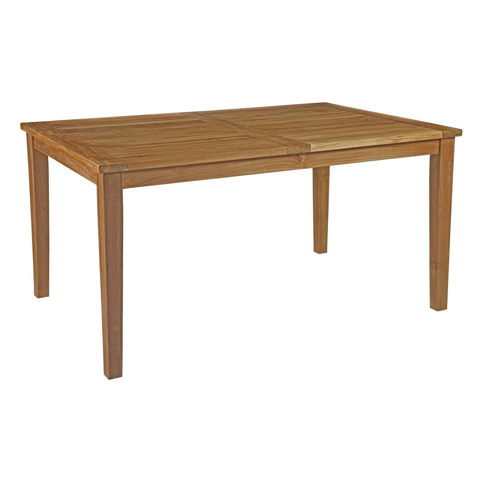 Modway Furniture Modern Marina Outdoor Patio Teak Dining Table - EEI-2716