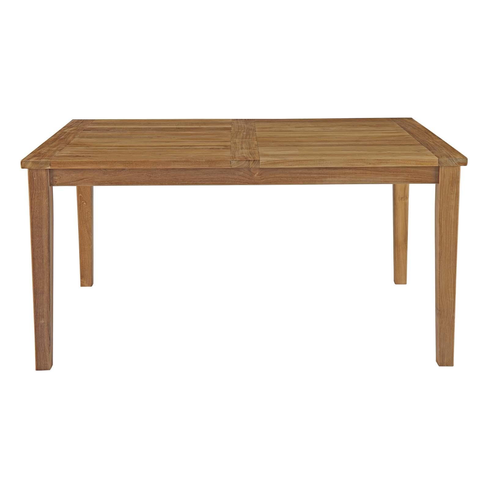 Modway Furniture Modern Marina Outdoor Patio Teak Dining Table - EEI-2716