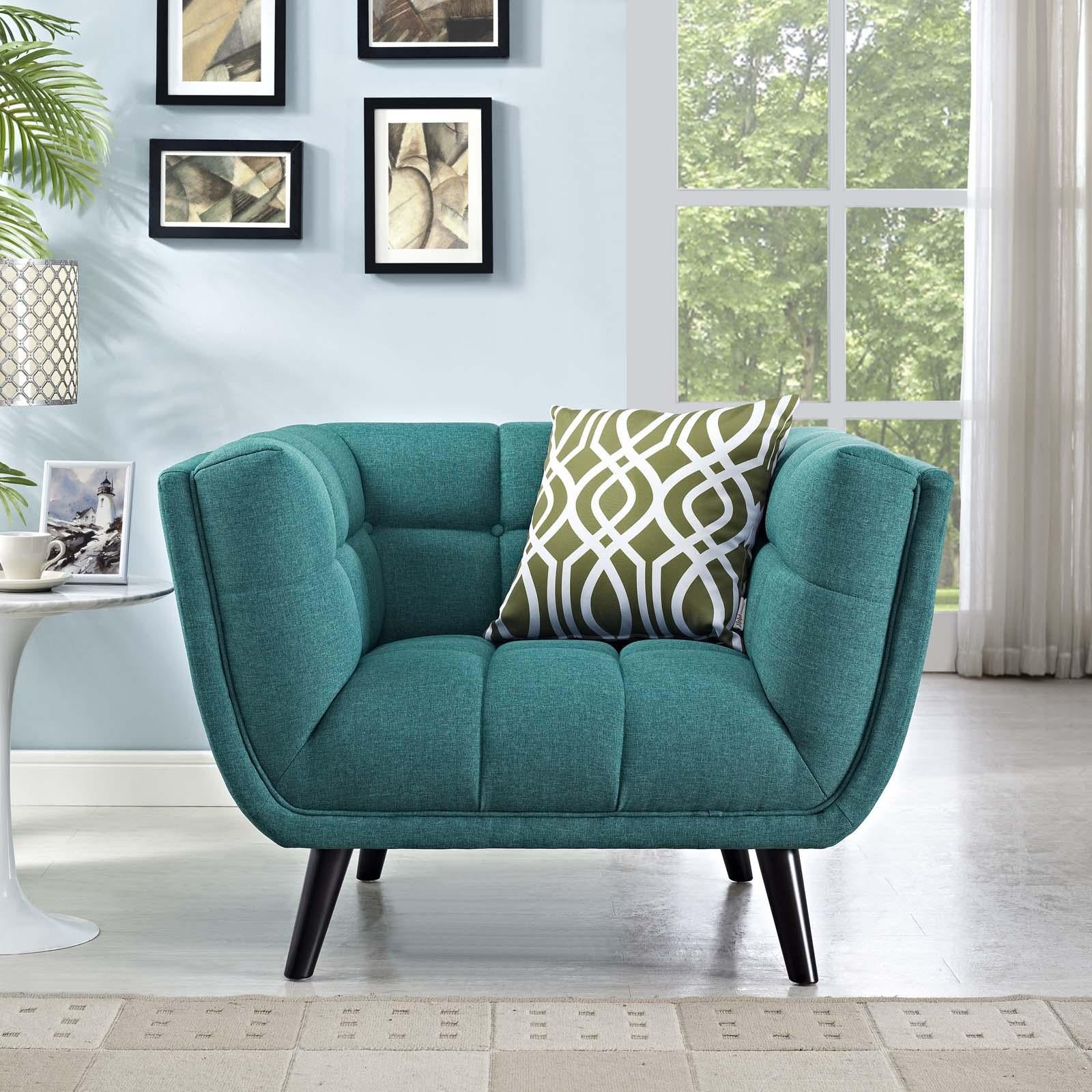 Modway Furniture Modern Bestow Upholstered Fabric Armchair - EEI-2732