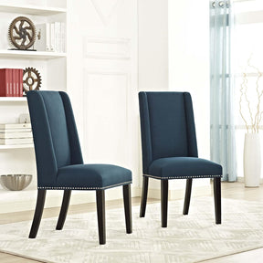 Modway Furniture Modern Baron Dining Chair Fabric Set of 2 - EEI-2748