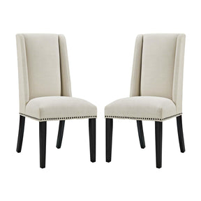 Modway Furniture Modern Baron Dining Chair Fabric Set of 2 - EEI-2748