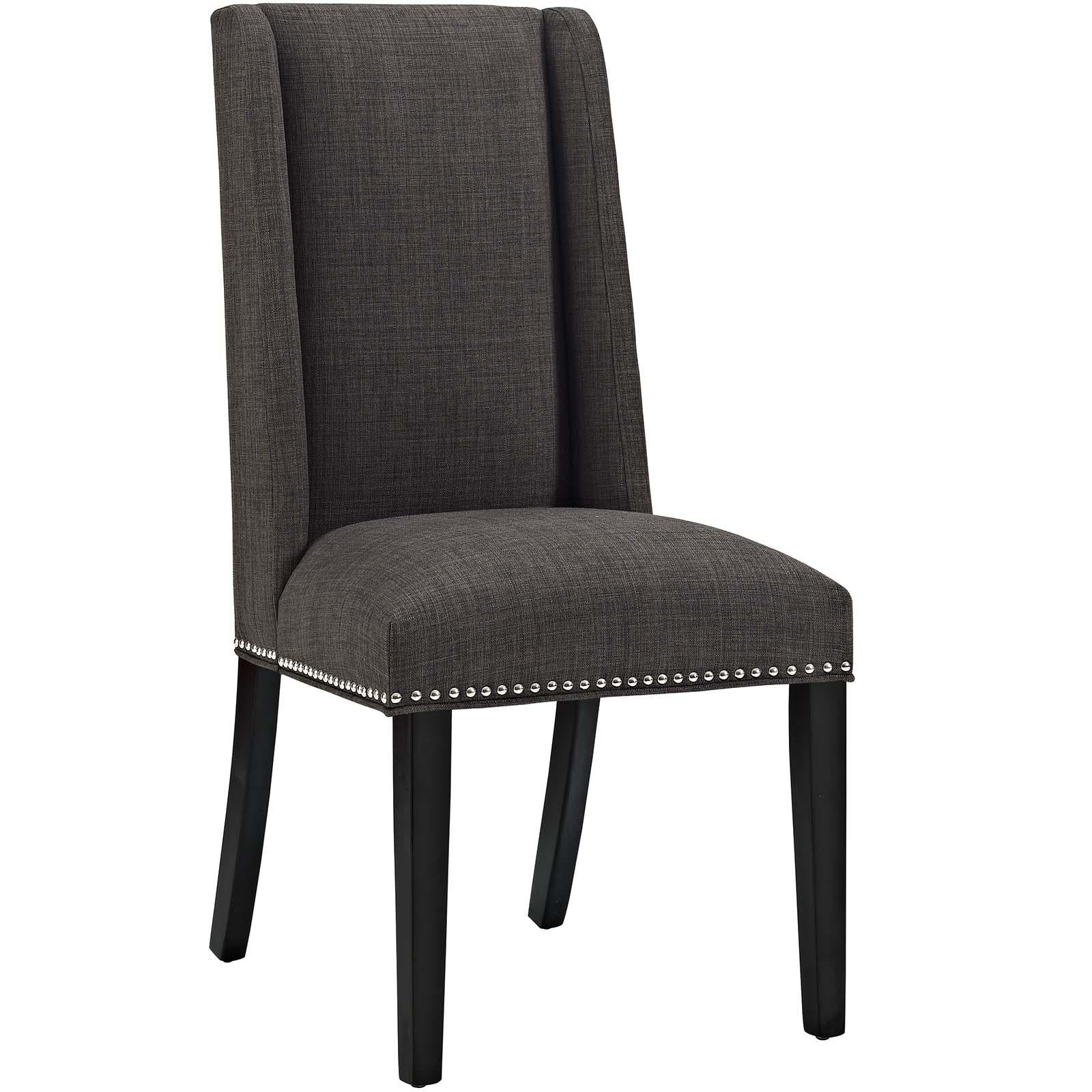 Modway Furniture Modern Baron Dining Chair Fabric Set of 2 - EEI-2748