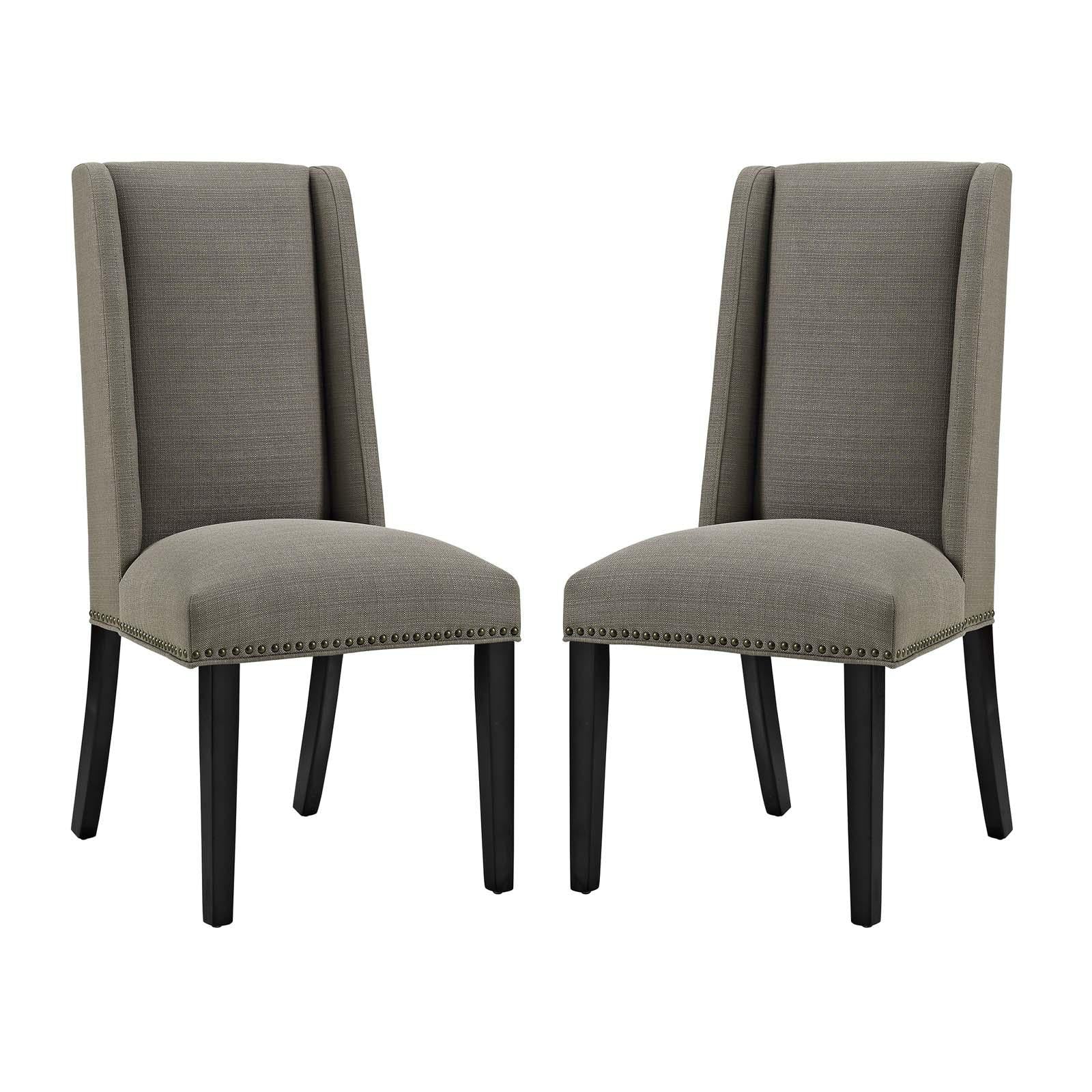 Modway Furniture Modern Baron Dining Chair Fabric Set of 2 - EEI-2748