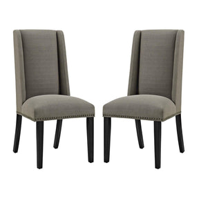 Modway Furniture Modern Baron Dining Chair Fabric Set of 2 - EEI-2748