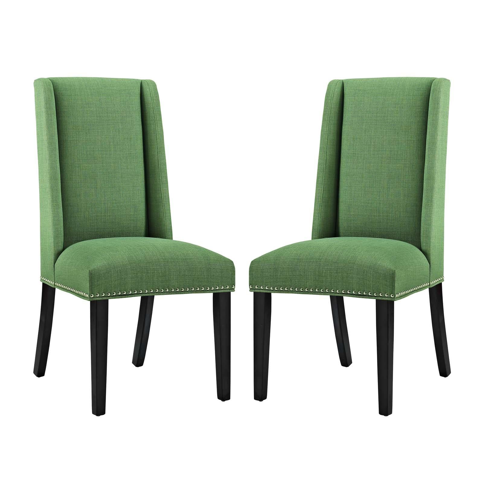 Modway Furniture Modern Baron Dining Chair Fabric Set of 2 - EEI-2748