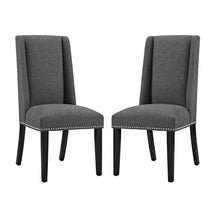 Modway Furniture Modern Baron Dining Chair Fabric Set of 2 - EEI-2748