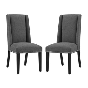 Modway Furniture Modern Baron Dining Chair Fabric Set of 2 - EEI-2748