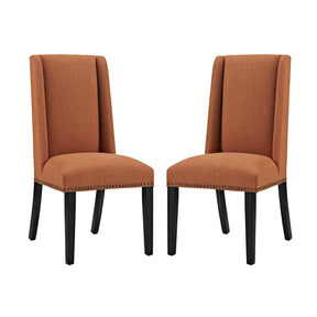 Modway Furniture Modern Baron Dining Chair Fabric Set of 2 - EEI-2748