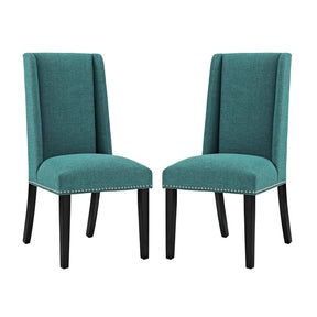 Modway Furniture Modern Baron Dining Chair Fabric Set of 2 - EEI-2748