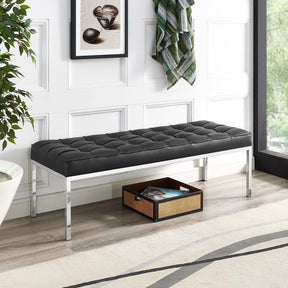 Modway Furniture Modern Loft Leather Bench - EEI-2782