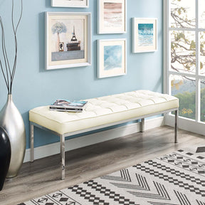 Modway Furniture Modern Loft Leather Bench - EEI-2782