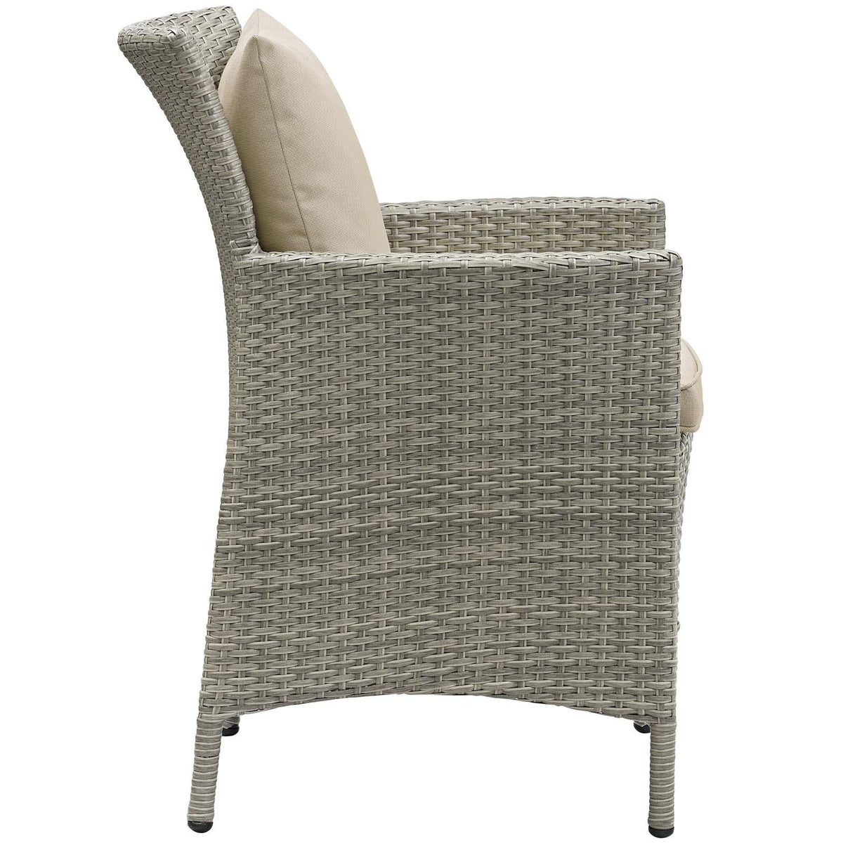 Modway Furniture Modern Conduit Outdoor Patio Wicker Rattan Dining Armchair - EEI-2802