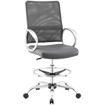 Modway Furniture Modern Command Mesh and Vinyl Drafting Chair - EEI-2865-Minimal & Modern