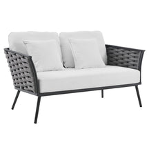 Modway Furniture Modern Stance Outdoor Patio Aluminum Loveseat - EEI-3019