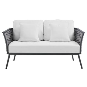 Modway Furniture Modern Stance Outdoor Patio Aluminum Loveseat - EEI-3019