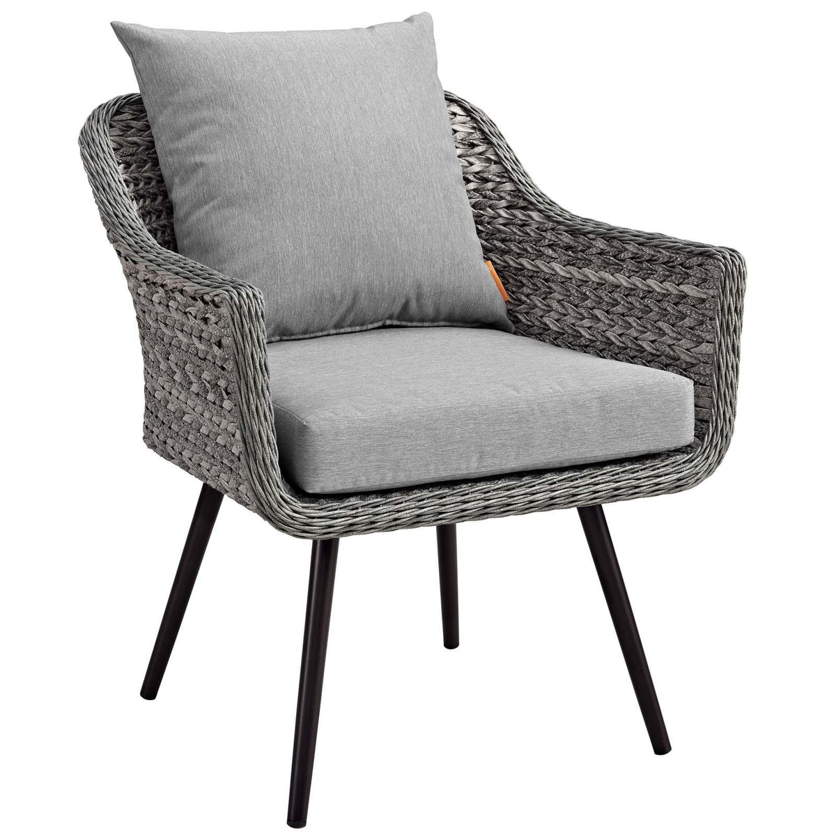 Modway Furniture Modern Endeavor Outdoor Patio Wicker Rattan Armchair - EEI-3023