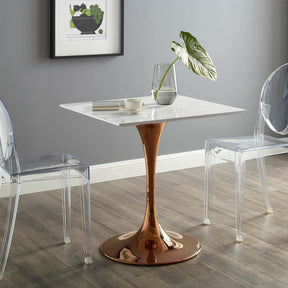 Modway Furniture Modern Lippa 28" Square Wood Top Dining Table - EEI-3220