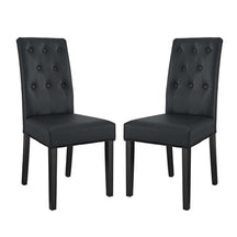 Modway Furniture Modern Confer Dining Side Chair Vinyl Set of 2 - EEI-3323